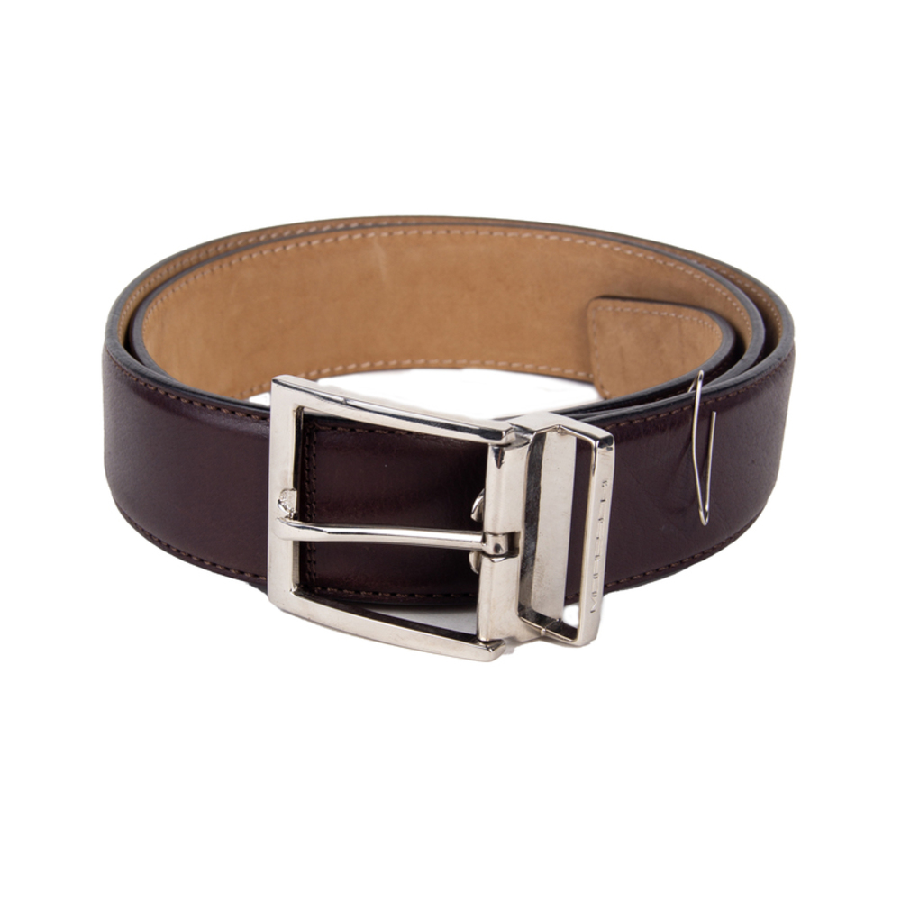 MORESCHI DARK BROWN CLASSIC BELT | MENS